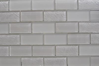 Grey Subway Glass Mosaic